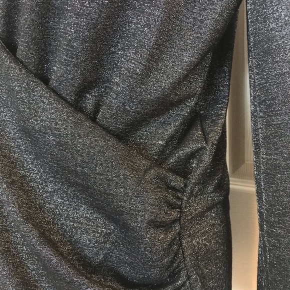 Gun Metal Shimmer Top - Picture 3 of 3